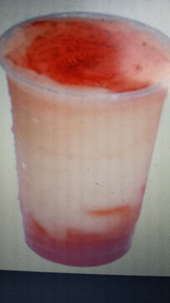 Strawberry Banana Smoothie- 12 oz